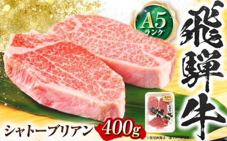 飛騨牛 A5等級 シャトーブリアンステーキ 200g×2枚 シャトー シャトーブリアン ステーキ 最高級 A5 和牛 ヒレ フィレ 希少部位 牛肉 お肉 高級 贈答ギフト 岐阜市 / 肉の松久[ANIP020]