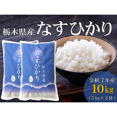 ふるさと納税 大田原市 【大田原市・那須塩原市・那須町共通返礼品】令和7年産　栃木県産　なすひかり　10kg(精米)