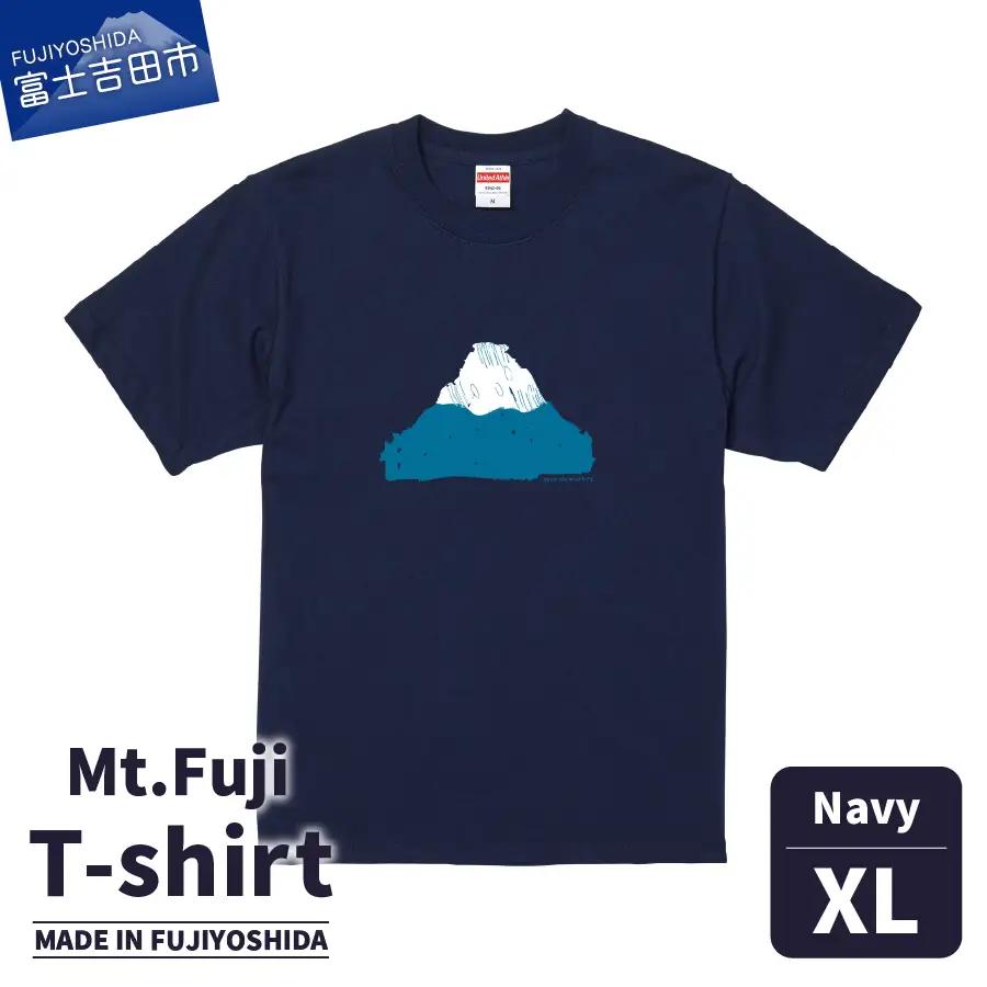 Mt.Fuji T-shirt《MADE IN FUJIYOSHIDA》Navy XLサイズ