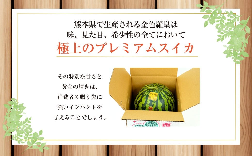 【2026年5月上旬発送開始】金色羅皇 2玉入り 3L以上 約16kg