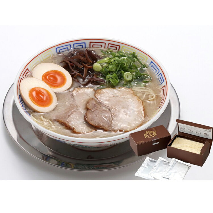 【ふるさと納税】 ラーメン 博多だるまラーメン（6食入）博多ラーメン 豚骨ラーメン とんこつ だるま 麺 有名店 老舗 監修 お取り寄せ グルメ ギフト 贈り物 福岡 お土産 九州 銘店 生麺 常温 詰め合わせ 御中元 お歳暮