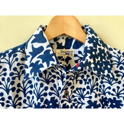 【セミオーダー】Doucattyコラボ・手捺染シャツ(フラワーズ)
