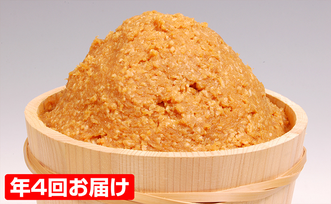 
【固定月 定期便】山吹味噌　こがね　4kg （1kg×年4回分） [№5915-0936]
