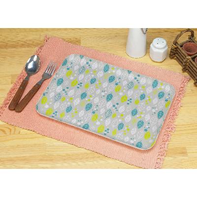 ふるさと納税 海南市 和歌山県海南市 友禅和紙トレーL 39cm ウインターリーフ グレー 2枚セット おしゃれなトレー |  | 01