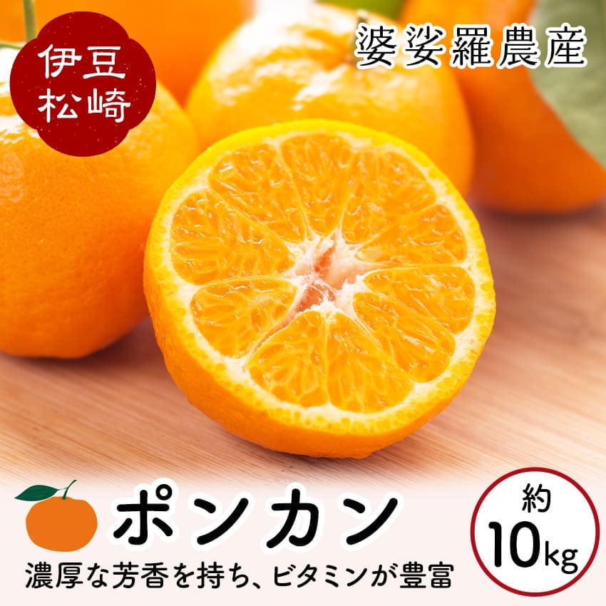 
            婆娑羅農産 ポンカン 10kg
          