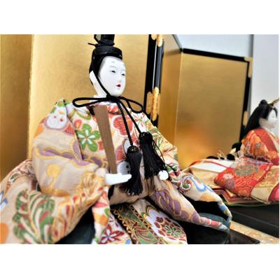 ふるさと納税 小野市 雛人形　京九番親王「優美華紋」オリジナル金襴敷　No.9-OH |  | 01