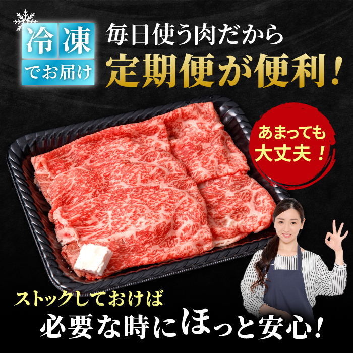 【全3回定期便】すき焼き しゃぶしゃぶに！佐賀牛 赤身とバラ肉の切り落とし 500g（250g×2P） 吉野ヶ里町/NICK’S MEAT [FCY014]