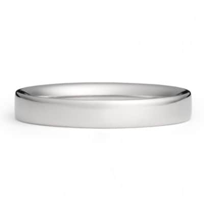 純チタン平打リング(幅3mm)14号【1643987】