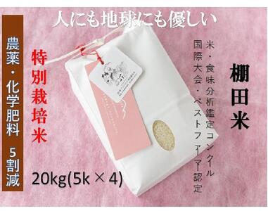 【2025年産新米】魚沼産コシヒカリ 苗場プリンセス 特別栽培米 農薬化学肥料5割減 精米20kg（5kg×4)