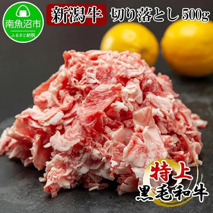 新潟牛 南魚沼産 にいがた 黒毛和牛 切り落とし 500ｇ｜チルド