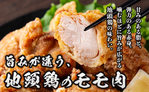 みやざき地頭鶏 カットモモ肉 250g×4P 冷凍｜鶏肉 地鶏 モモ肉 カット肉 唐揚げ 焼き鳥 チキン南蛮 じとっこ 真空パック 興洋開発株式会社 宮崎県 諸塚村 KY-04