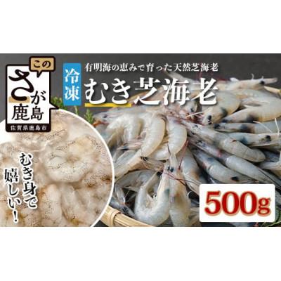 ふるさと納税 鹿島市 佐賀県産　芝エビむき身　500g