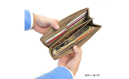 財布 L字ファスナー 本革 キャメル ベージュ 財布