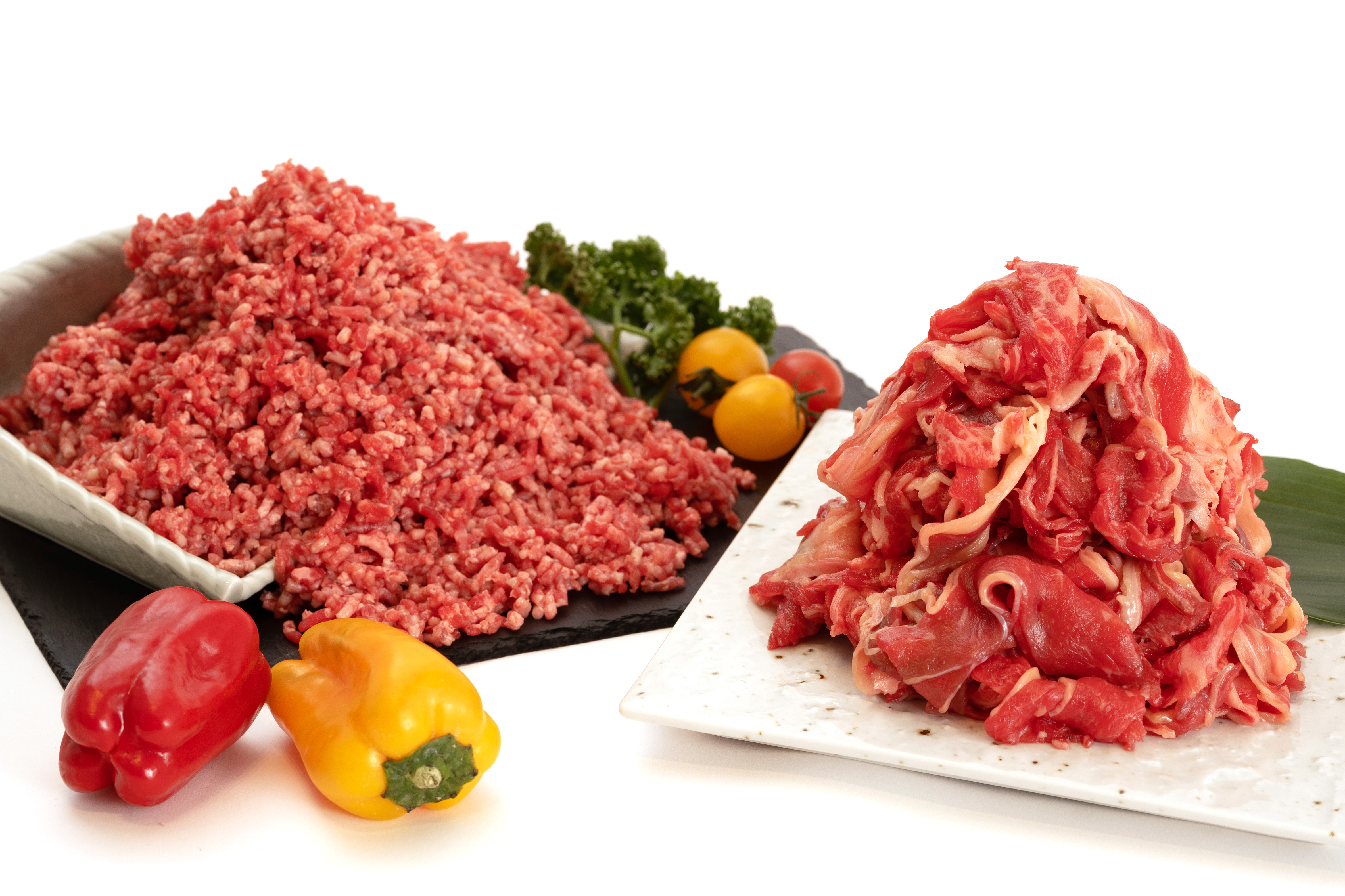 くまもとあか牛 切り落とし 500g ミンチ 700g 合計1.2kg