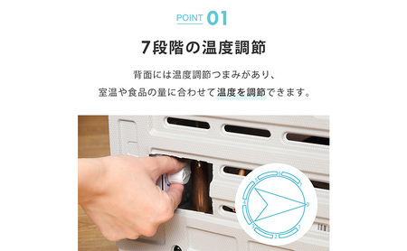 冷凍庫 小型 32L ノンフロン 家庭用 前開き 右開き 温度調節機能 1ドア ミニ冷凍庫 ミニフリーザー 1ドア冷凍庫 直冷式 冷凍ストッカー 食品保存 アイス 新生活 一人暮らし SunRuck 
