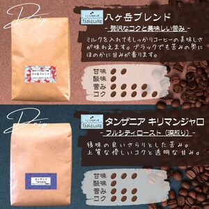 焙煎士おすすめコーヒー【豆】1200ｇ（200ｇ×6種類） | ドリップ コーヒー 珈琲 八ヶ岳珈琲工房テーブルランド