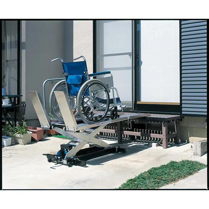 花岡車輌ダンディリフト 電源不要の車いす専用リフト ZHW－150 No.420