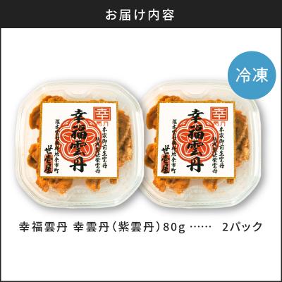 ふるさと納税 余市町 幸雲丹80g×2(ムラサキ 北海道産)_Y038-0114 |  | 03