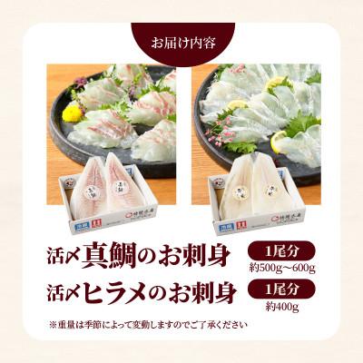ふるさと納税 延岡市 豪華白身の饗宴!延岡産活〆真鯛とヒラメの新鮮お刺身セット |  | 01