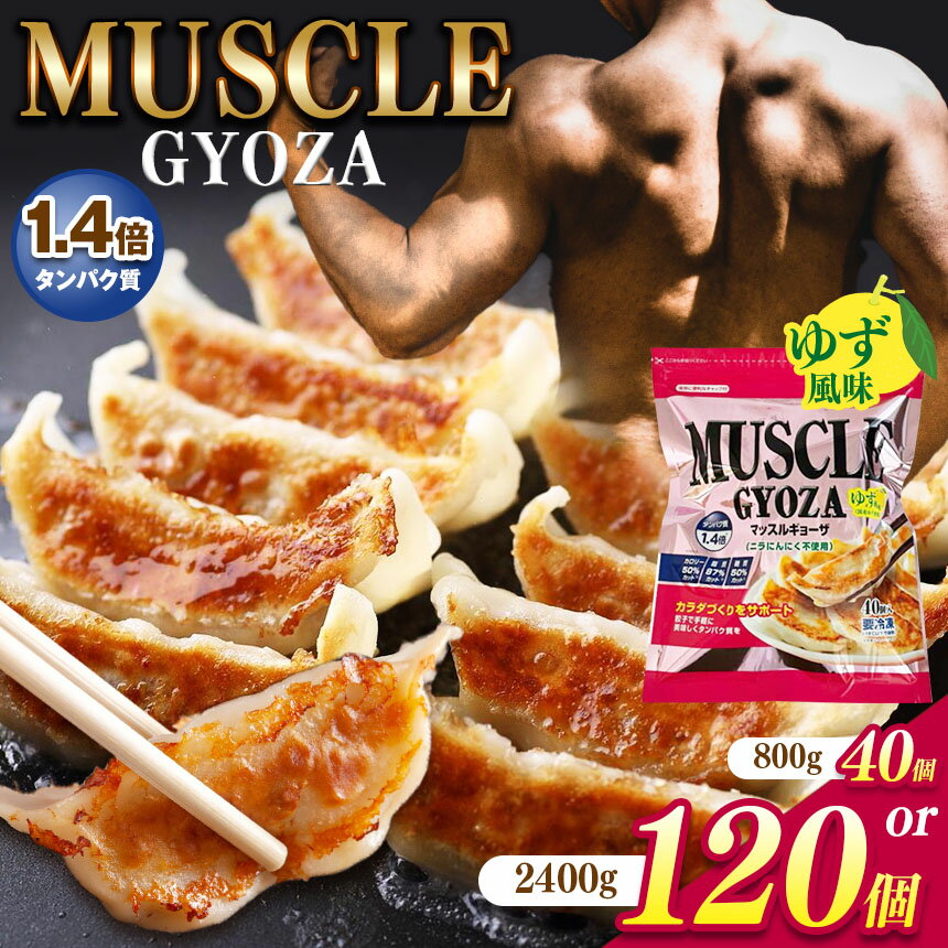 【ふるさと納税】選べる　 MUSCLE GYOZA ～ マッスル ギョーザ ～ ゆず 風味