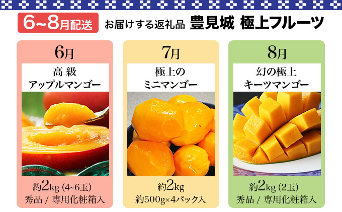 「マンゴーの里とみぐすく」からお届けする～大人のマンゴー堪能便（6月～12月全7回）