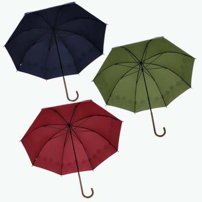 ふるさと納税 田原本町 ドーム型 傘 レディース 雨傘 長傘 細身 深張り 花柄 手開き 162104 カーキ |  | 03