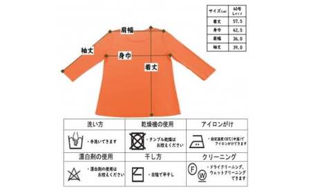 Tシャツ コットン 100％ 服 L サイズ オレンジ 服 綿 100％ 快適 服 強撚糸 サラサラ 服 高品質 アパレル ファッション 服 日本製 服 服