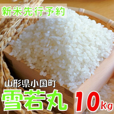【ふるさと納税】【令和7年産米 先行予約】雪若丸 精米 10kg(5kg×2袋)　おぐにのこめ【1660270】