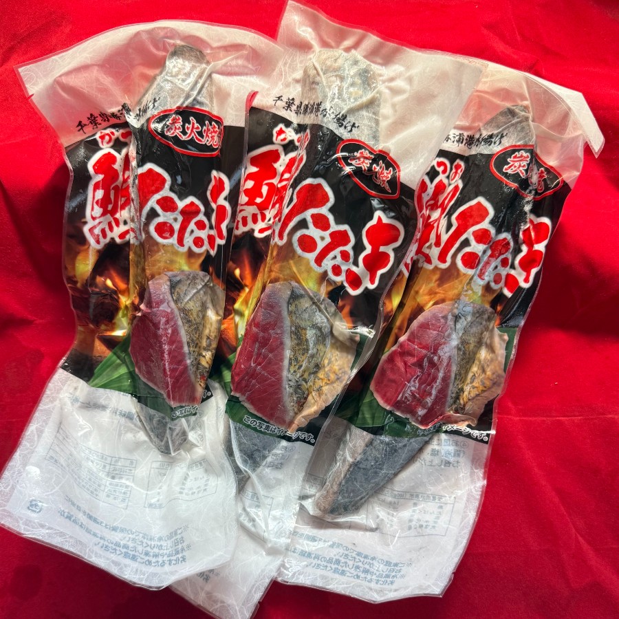 勝浦産一本釣り鰹のタタキ