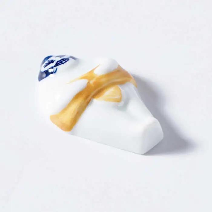 おすもうさん 箸置き 2点セット(金・銀) NAZ319 やきもの 食器