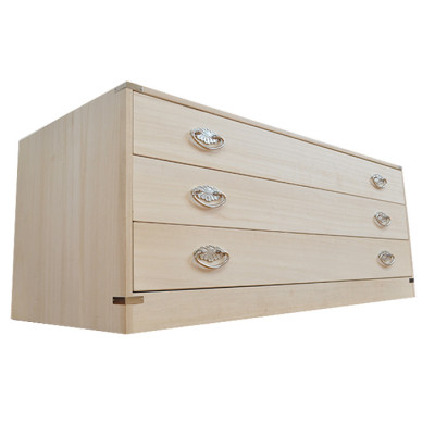 
            桐たんす(桐箱) かぐら3段【1373730】
          