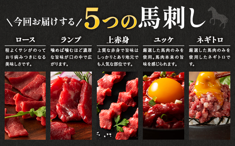 フジチクオリジナル ふじ馬刺し 藤彩牛 の 贅沢食べ比べセット 計 890g 亀井通産株式会社《30日以内に出荷予定(土日祝除く)》 熊本県 菊池市 肉 牛肉 馬肉 馬刺し 国産 赤身 上赤身 ロース