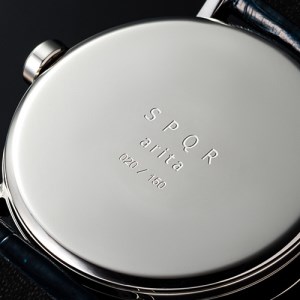 060-008　≪腕時計 ｸｫｰﾂ式≫SPQR arita ism small second mesh band