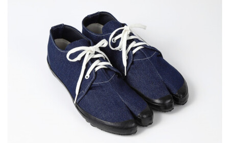 倭紋－わもん－地下足袋 デッキ足袋 INDIGO（26.0cm）【兵庫県  高砂市】
