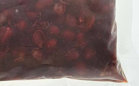 会津のお米で作った手作りそば餅と茹で小豆のセット 米 そば餅 小豆 西会津 F4D-1669