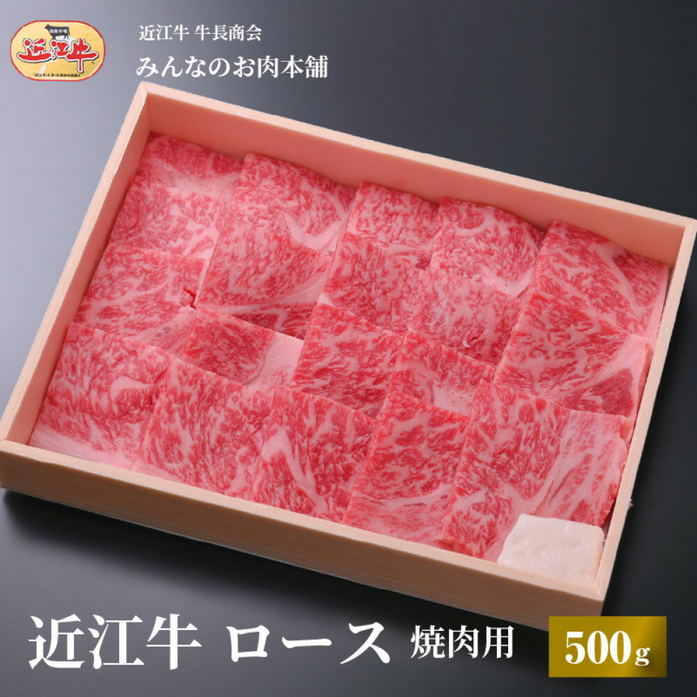 【ふるさと納税】近江牛 ロース 焼肉用 500g 牛長商会 みんなのお肉本舗 | 滋賀県野洲市 お取り寄せグルメ ご当地 ご当地グルメ 肉 お肉 にく 牛 牛肉 ビーフ 近江牛 和牛 ロース ロース肉 焼き肉 焼肉 特産品 名産品 返礼品