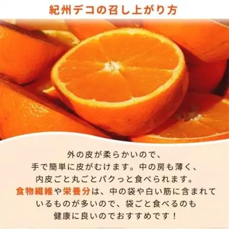 果肉プリプリ♪　完熟紀州デコ(不知火) 約3kg【日高町】【1216969】