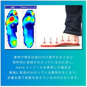『究極の履き心地』をご提供 metaインソール搭載紳士靴ブラック 26.0cm M600AMT【1616330】