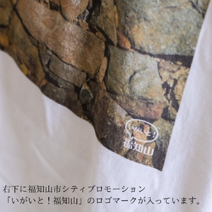 ＜福知山市公式＞福知山城の石垣Tシャツ＜ふるさと納税限定＞Lサイズ FCY003