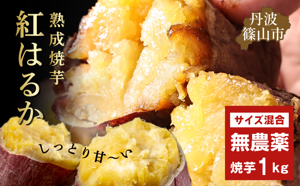 【先行予約】焼き芋　壺焼き　紅はるか　500g×2袋 1kg　　│ さつまいも サツマイモ さつま芋 甘い ホクホク 焼き芋 焼芋 焼いも