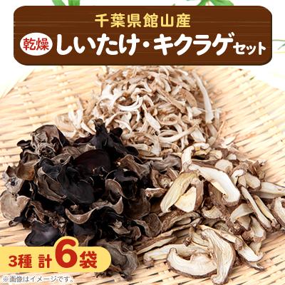 ふるさと納税 館山市 千葉県産 乾燥椎茸キクラゲセット計180g