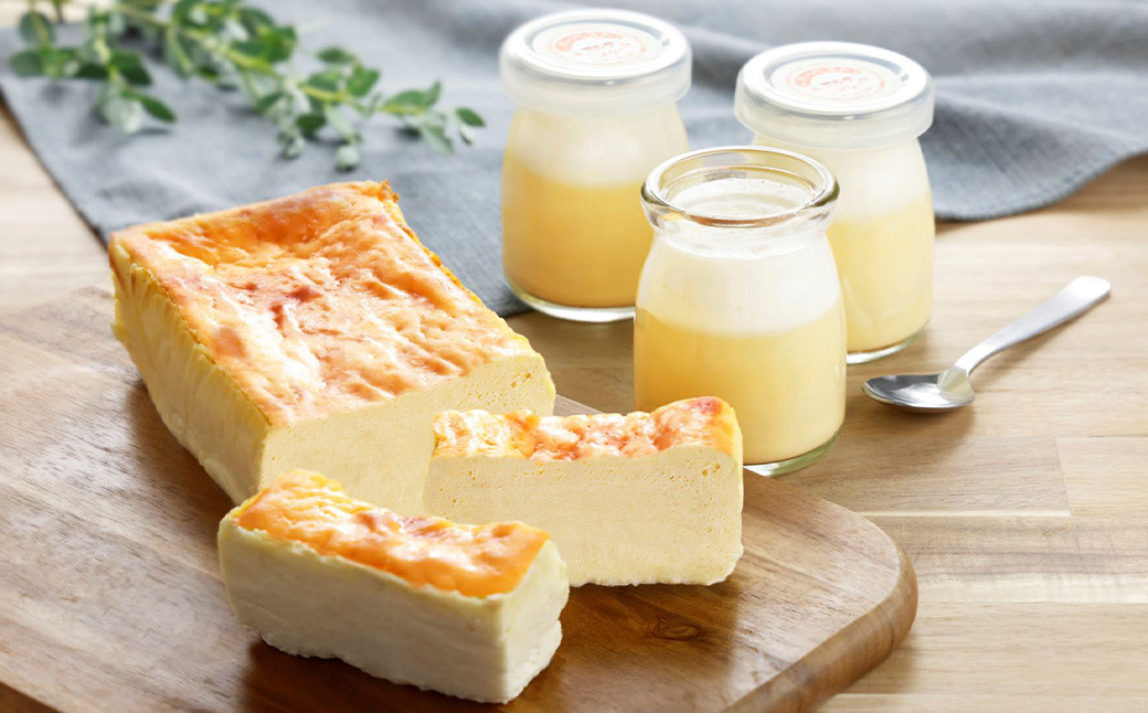 
            『夕しぼり』ミルクチーズケーキ 2種 セット【ホール約500g＋瓶詰め3個】 ベイクドチーズケーキ ミルク チーズケーキ ケーキ 冷凍ケーキ 洋菓子 お菓子 菓子 スイーツ 愛媛県 冷凍 （910）
          