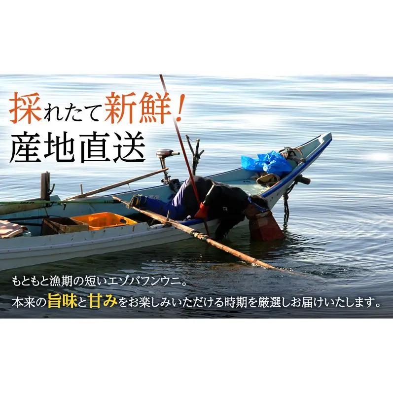 礼文産 エゾバフンウニ 塩水 200g(100g×2) うに