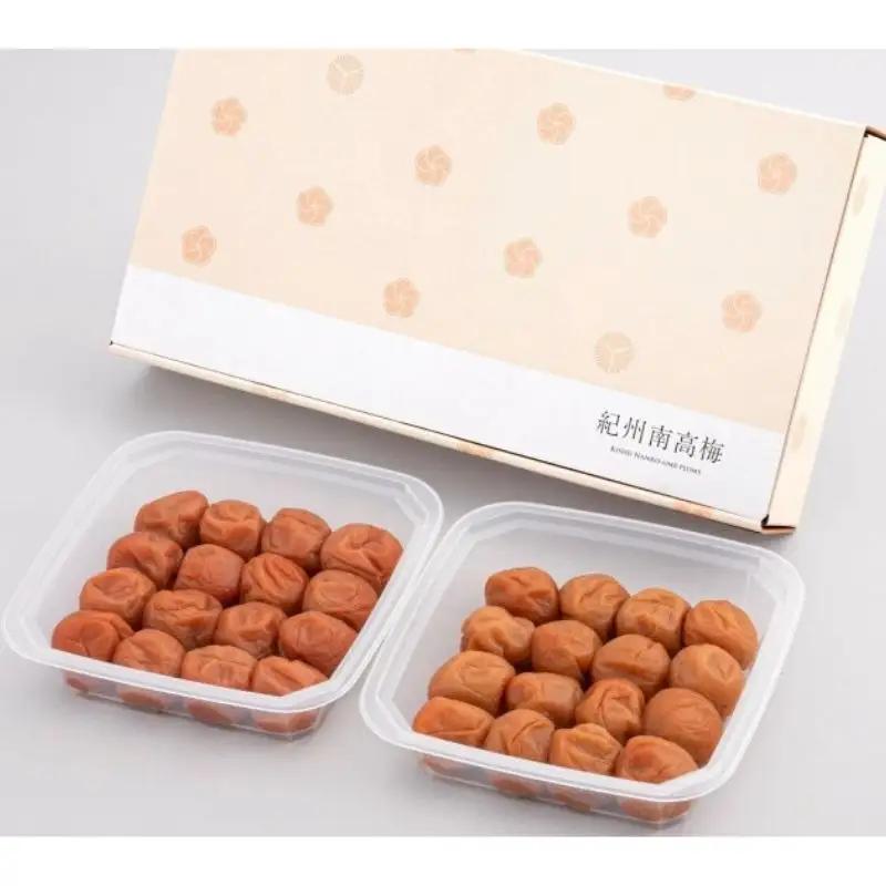 紀州梅干 詰合せセット　はちみつ梅・かつお梅 　350g×２ / 田辺市 紀州南高梅 南高梅 梅干し 梅干 梅 うめ 肉厚 お米 おにぎり 焼酎 梅酒 健康  食べ比べ 選べる 【ske018-2-2】