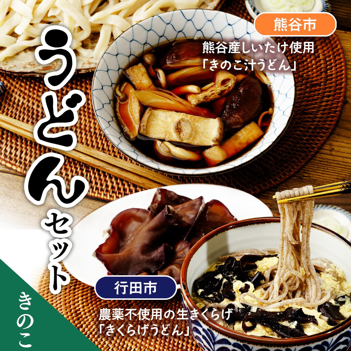 【ふるさと納税】うどんセット（きのこ） | うどん 乾麺 きくらげ 乾燥きくらげ きのこ きのこうどん 麺 麺類 小麦 埼玉県 埼玉県庁