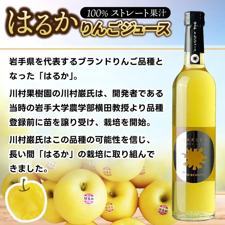 りんごジュース 「はるか」2本セット(EX001)りんごジュース
