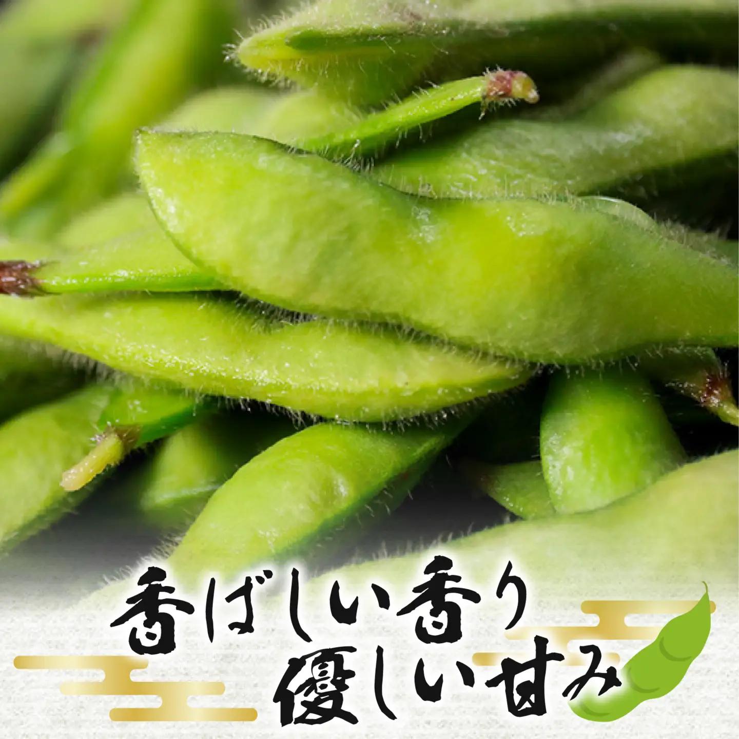 【濃厚な甘み】有機肥料 枝豆 大粒 500g 冷蔵 上田ファーム
