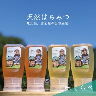 ふるさと納税 美濃市 合計1200g 深田養蜂の天然蜂蜜  非加熱 生はちみつ 岐阜県 美濃市産 味比べ  C6