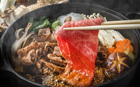 【冷蔵配送】 近江牛 モモ すき焼き用 500g / 牛肉 すき焼き A4 肉 赤身 黒毛和牛 和牛 すきやき 滋賀県 / 栗東市 / Mio's Meatshop 【配送不可：北海道・青森・秋田・岩