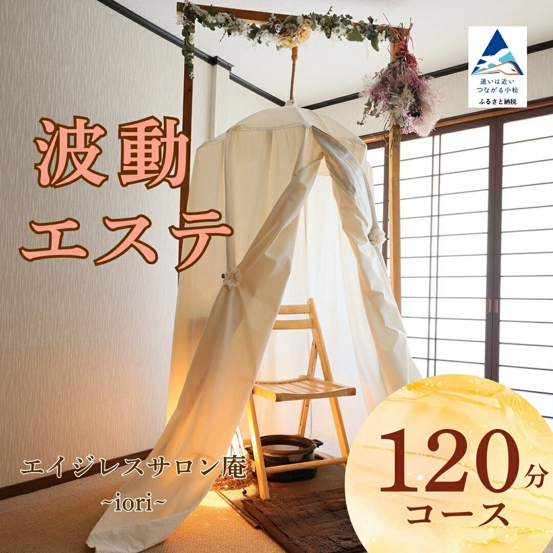 【ふるさと納税】 波動エステ体験 120分コース 美容 オーガニック チケット 小松市 石川県 072007【エイジレスサロン庵~iori~】